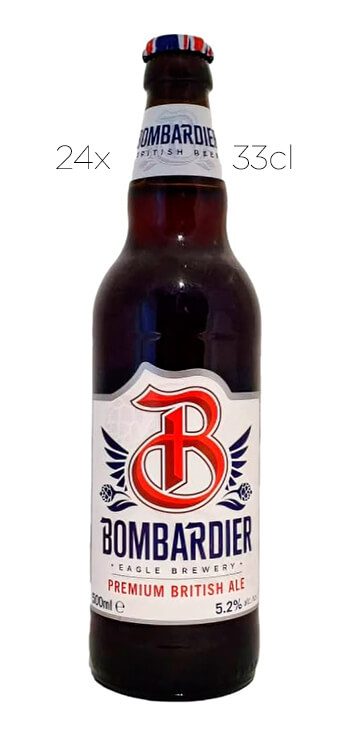Cerveza Bombardier Caja de 12 botellas 50cl
